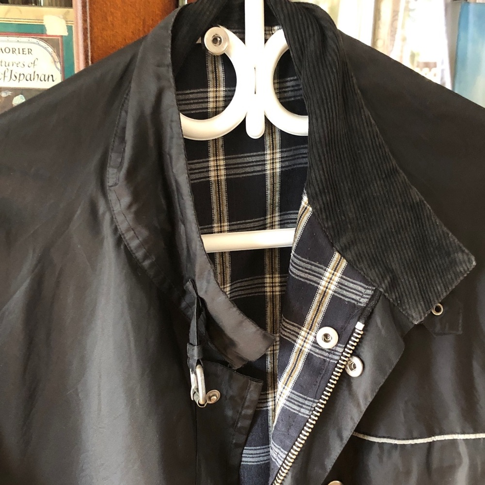 Belstaff of England Black Raincoat for Men